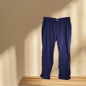 Under Armour Golf Pants Mens 38x32 Blue Loose Straight Stretch Activewear